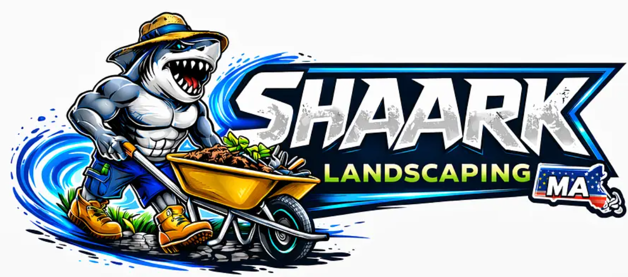 Shaark Landscaping mascot logo